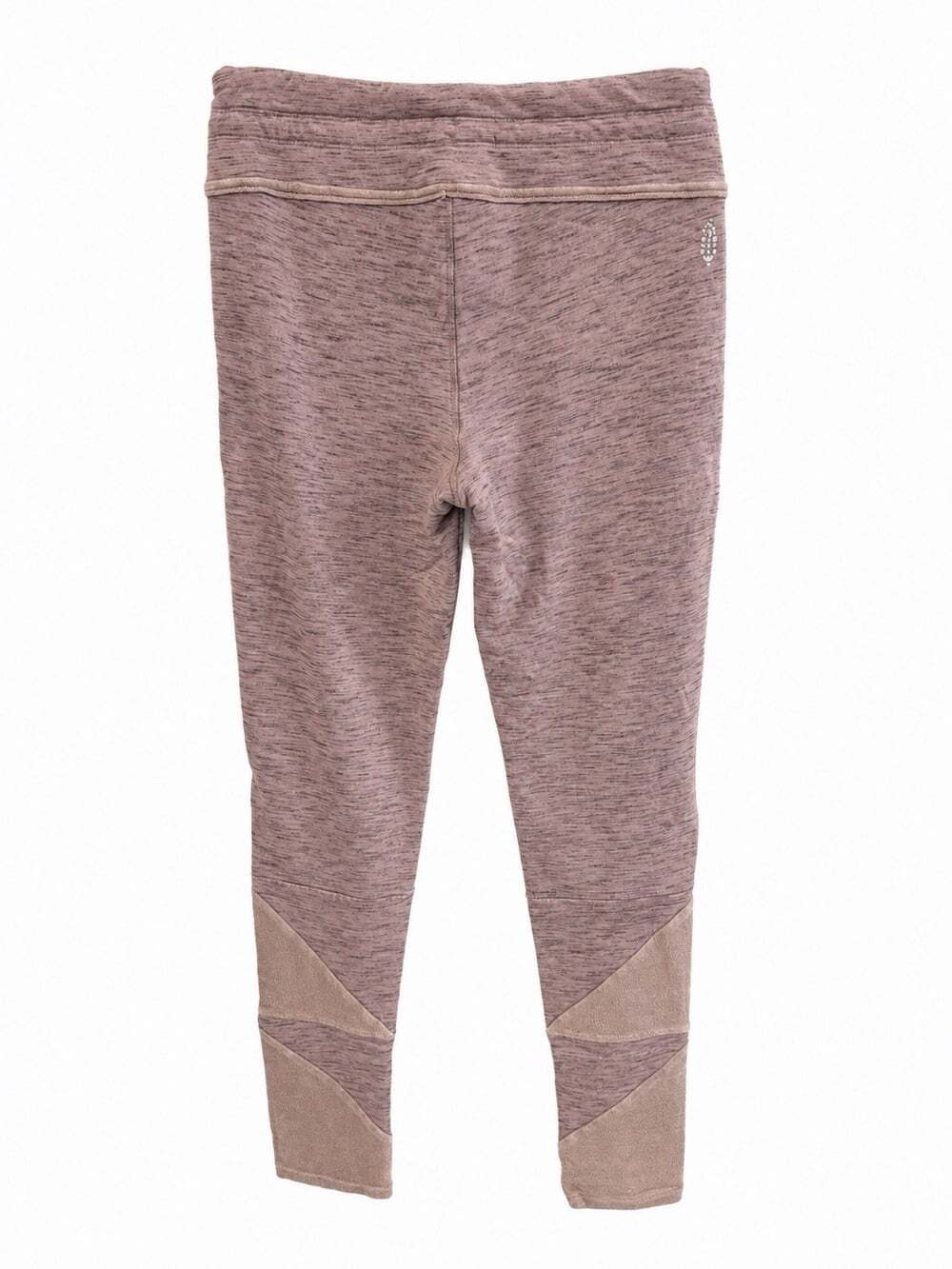 Free People FP Movement Women’s Medium Mauve Moto Jogger Leggings Patchwork - Picture 3 of 8